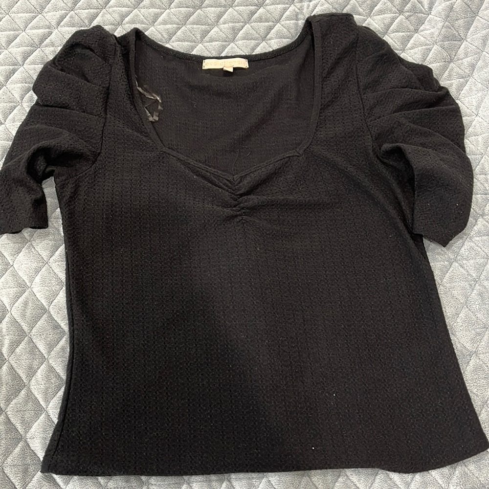 Cute black formal shirt.